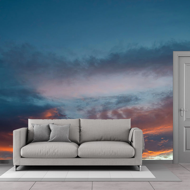 Contemporary Style Sky Scenery Mural Eco-friendly Home Decor for Bedroom