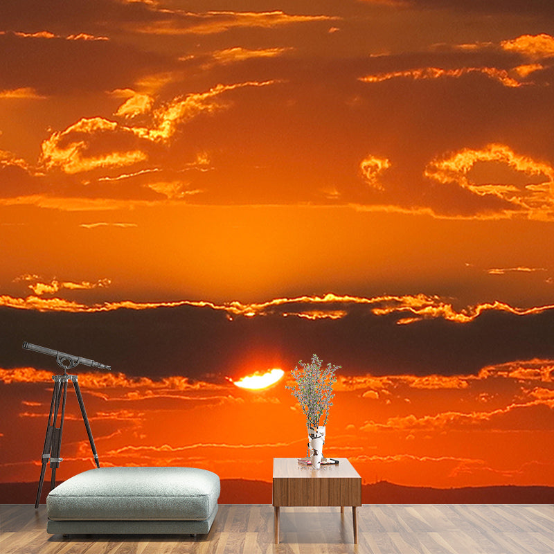 Customized Modern Sky Wall Mural Moisture Resistant Wall Covering for Home