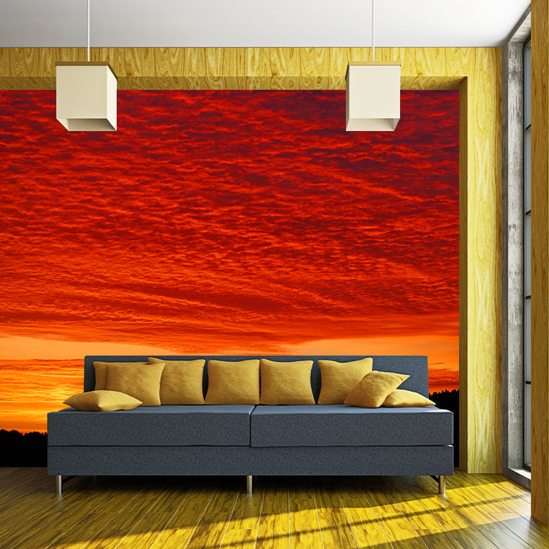 Beautiful Scenery Mural Sky Mildew Resistant for Kitchen Wall Decor