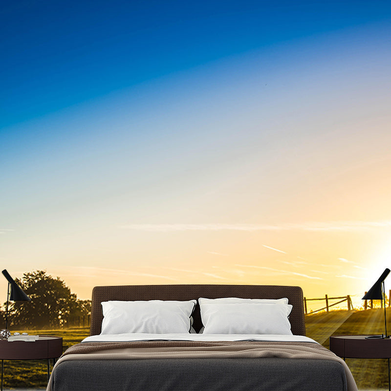 Beautiful Scenery Mural Sky Pattern Mildew Resistant for Dining Room Wall Decor