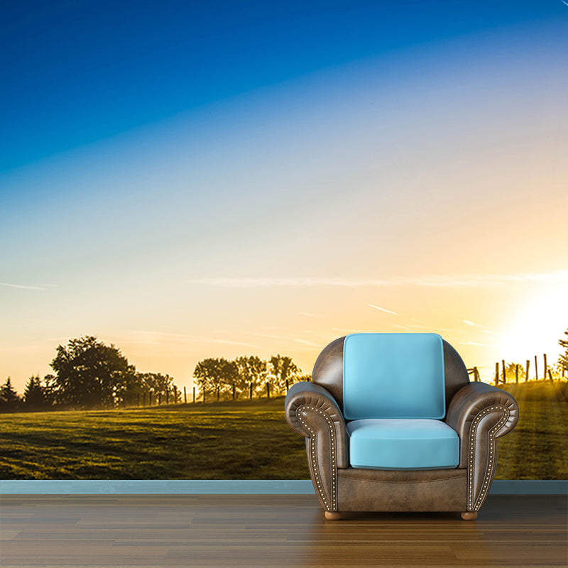 Beautiful Scenery Mural Sky Pattern Mildew Resistant for Dining Room Wall Decor