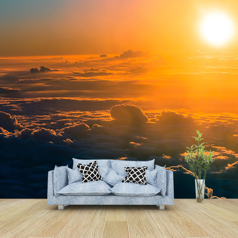 Customized Modern Sky Wall Mural Moisture Resistant Wall Covering for Sleeping Room