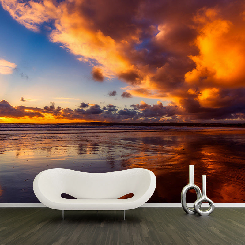 Photography Sky Landscape Mural Mildew Resistant Wall Decor for Bedroom