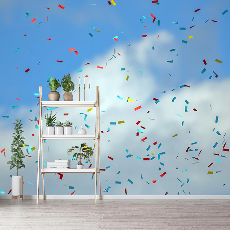 Contemporary Sky Scenery Mural Eco-friendly Home Decor for Dining Room