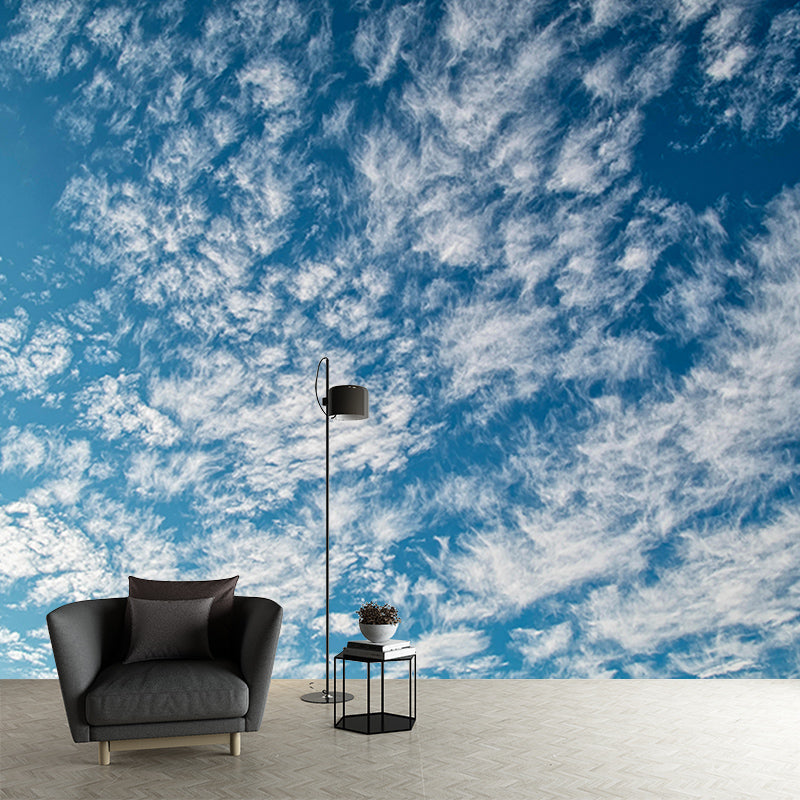 Customized Modern Sky Wall Mural Moisture Resistant Wall Art for Sitting Room