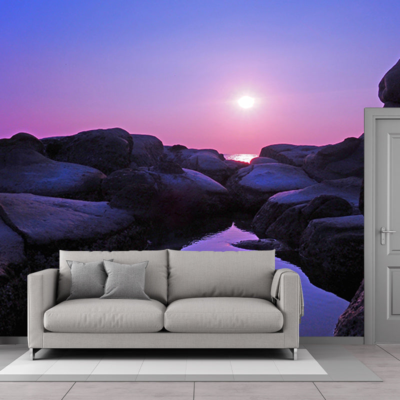 Contemporary Sky Scenery Mural Eco-friendly Home Decor for Living Room