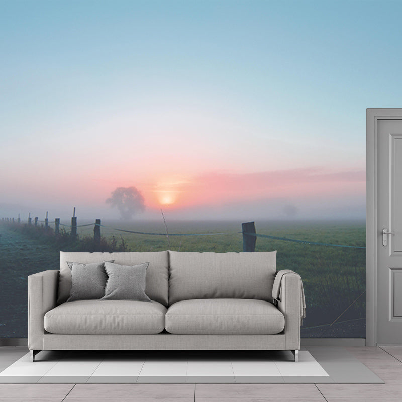 Contemporary Sky Scenery Mural Eco-friendly Home Decor for Living Room