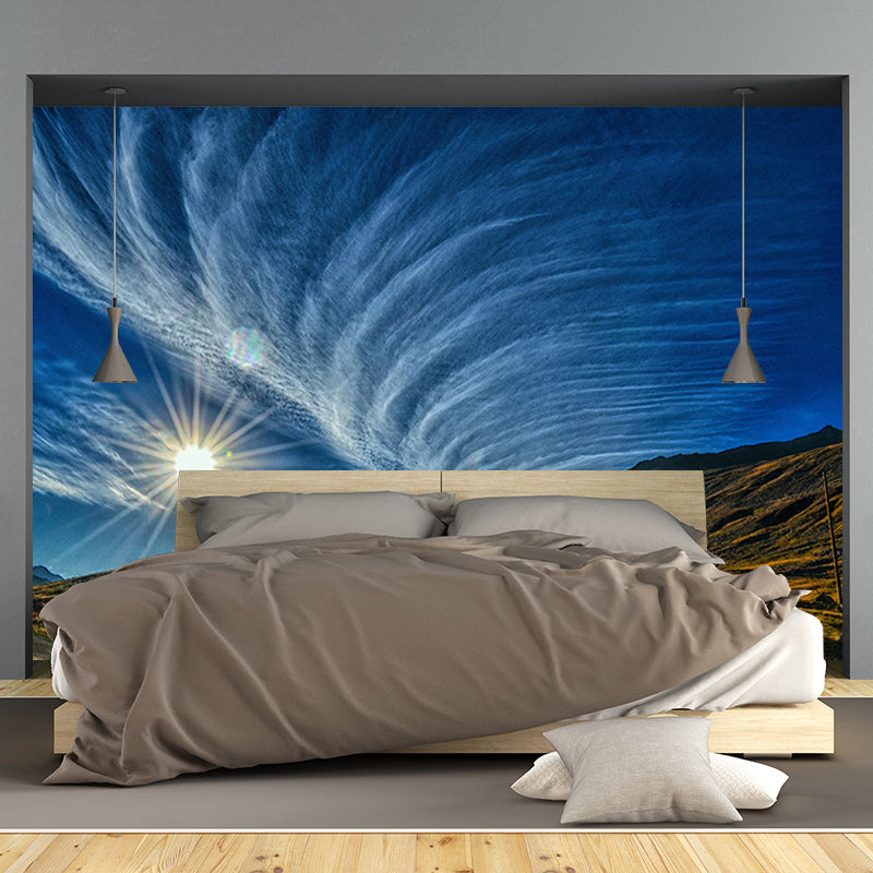 Contemporary Sky Scenery Mural Eco-friendly Home Decor for Sitting Room