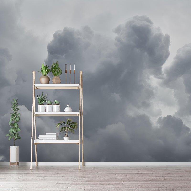 Contemporary Sky Scenery Mural Eco-friendly Home Decor for Sitting Room