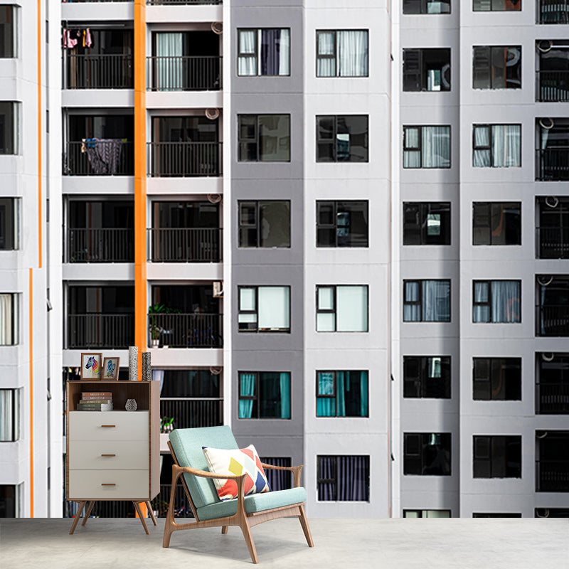 City Construction Mural Wallpaper Environmental Modern Wall Decor Decoration