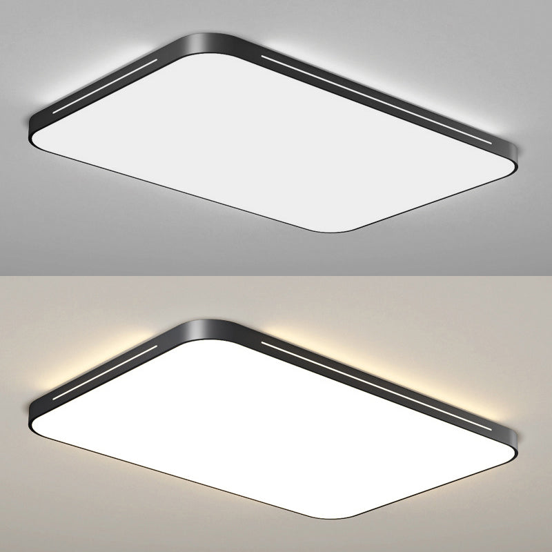 Modern Geometric LED Flush Mount Lamp Acrylic Ceiling Mount Light Fixture for Bedroom