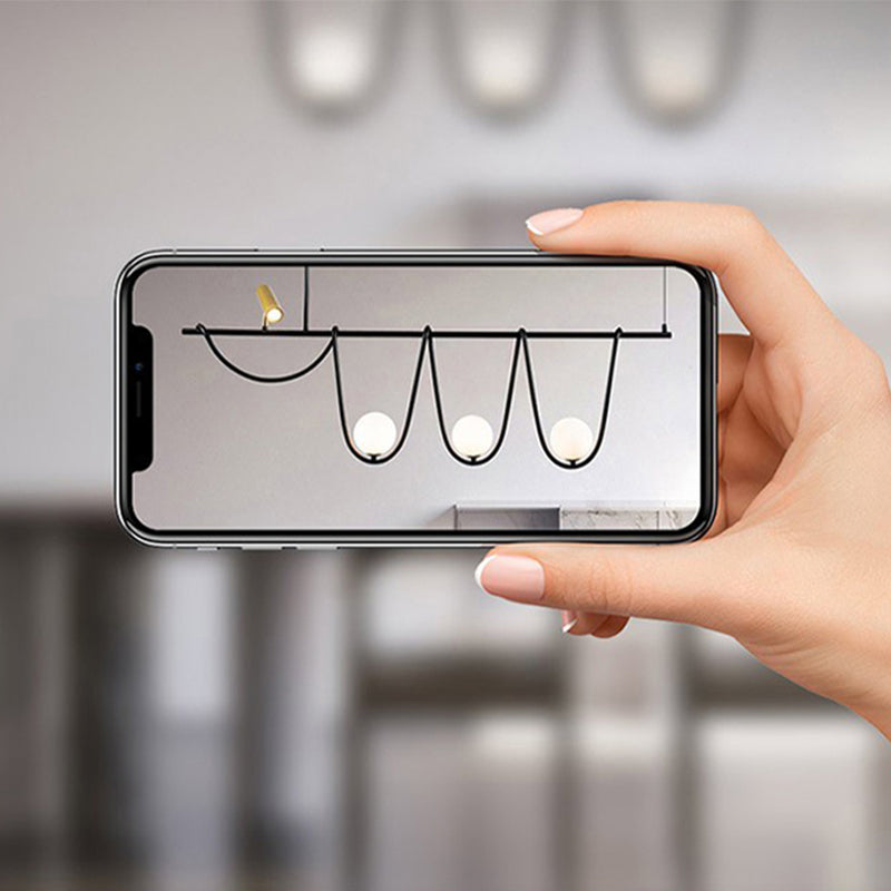 Pendre créatif moderne Light Metal 4-Light Island Light for Dining Room