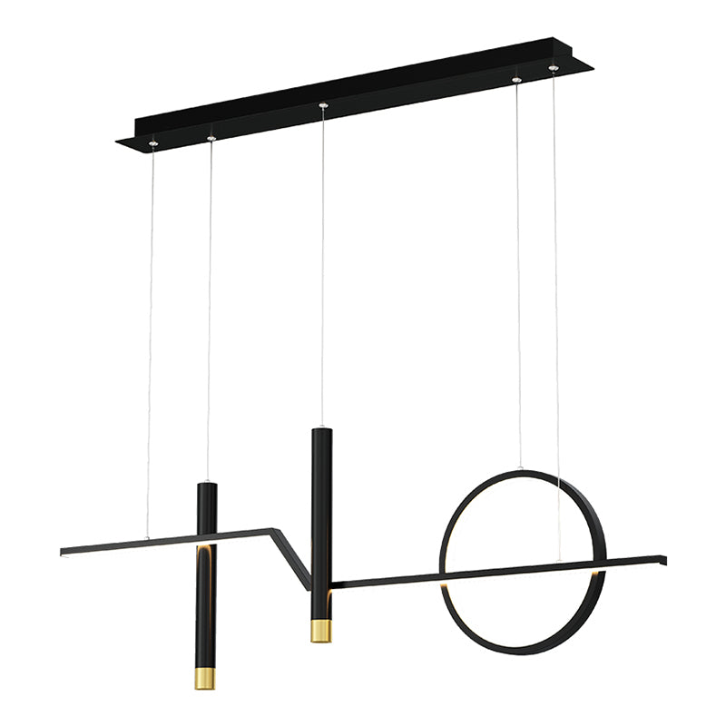 Linear Island Lighting Fixtures Contemporary Metal Pendant Lights For Kitchen Island