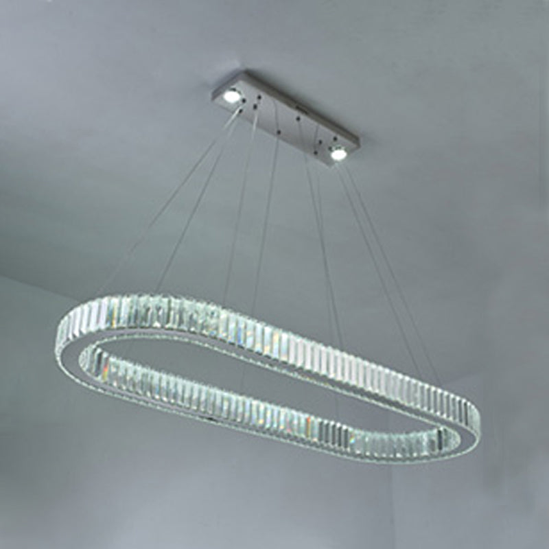 Linearer Anhänger Beleuchtung Kronleuchter Licht zeitgenössischer Anhänger Licht für Kücheninselkristall