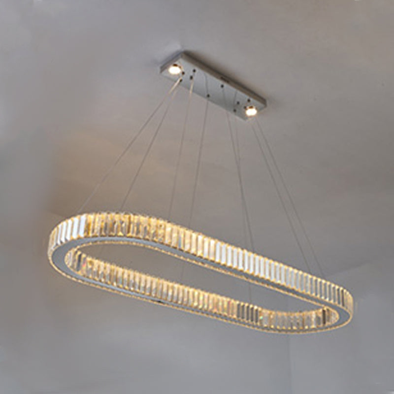Linear Pendant Lighting Chandelier Light Contemporary Pendant Light For Kitchen Island Crystal