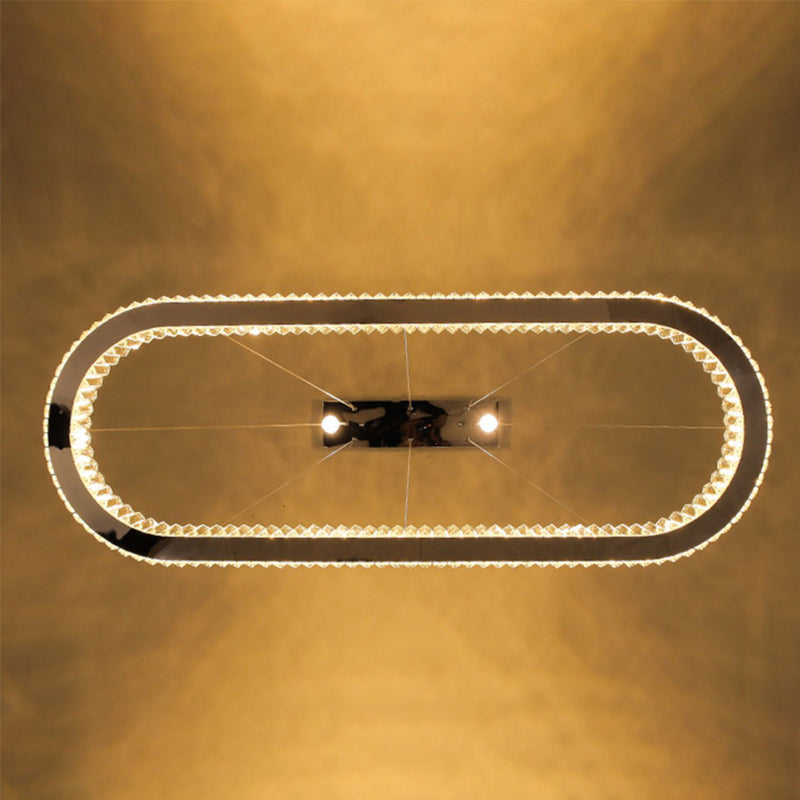 Linearer Anhänger Beleuchtung Kronleuchter Licht zeitgenössischer Anhänger Licht für Kücheninselkristall