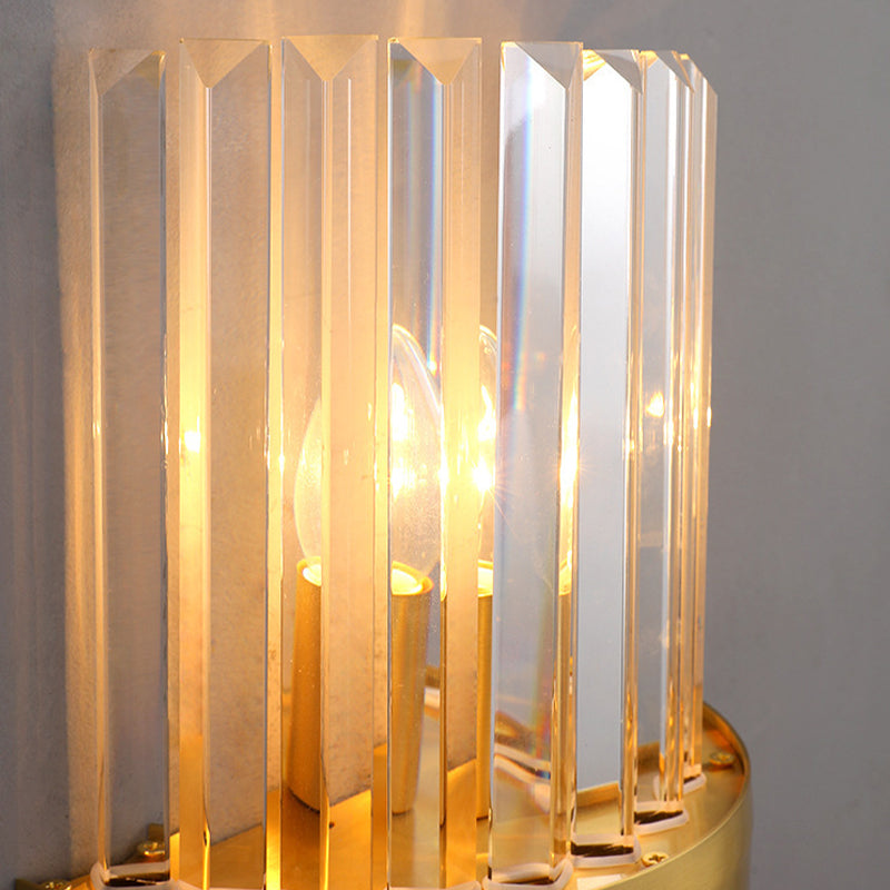 Kristallgeometrischer Schatten 2 Leichter Wandleuchten moderner Wandmontageleuchte in Gold