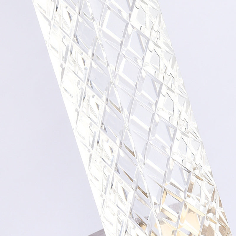 Linearer Schatten mehrlächer Wandleuchten Moderner Kristallwandmontageleuchte in Gold