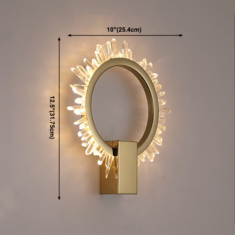 Runder Schatten 1-Licht Wandleuchte modern