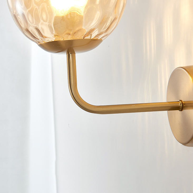 Kugelschatten 1-Licht Wandleuchte moderne Glas Wandmontage Leuchte Leuchte