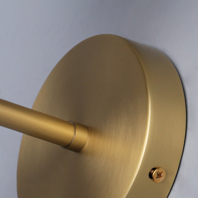 Glas Globus Wandbeleuchtung Merkmale moderner Stil 1 Lichtwandmontiertes Leuchten in Gold