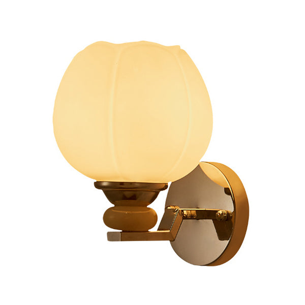 Glasgeometrische Wandbeleuchtung mit modernen Stil 1 leichte Wandmontageleuchte für Schlafzimmer