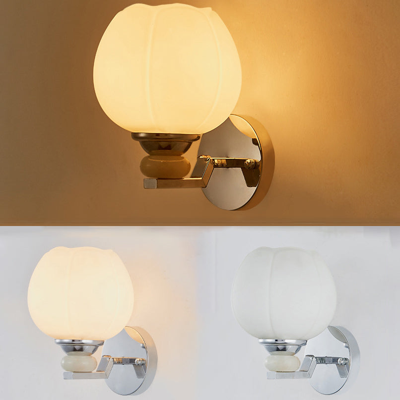 Glasgeometrische Wandbeleuchtung mit modernen Stil 1 leichte Wandmontageleuchte für Schlafzimmer