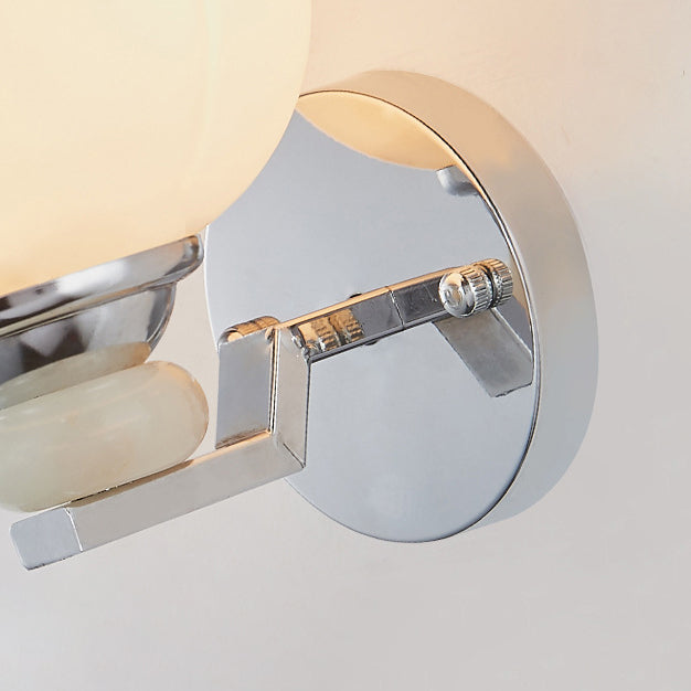 Glasgeometrische Wandbeleuchtung mit modernen Stil 1 leichte Wandmontageleuchte für Schlafzimmer