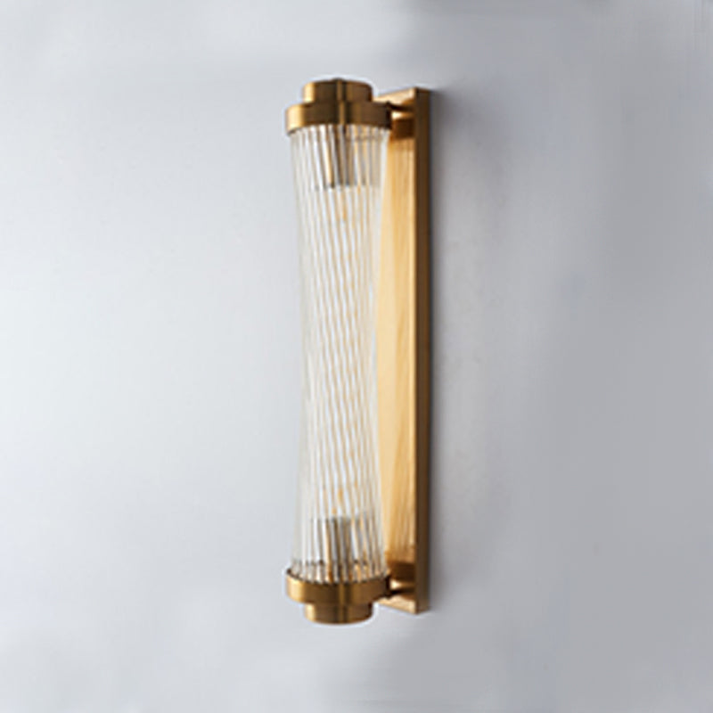 Crystal Geometric Shade 2-Lights Wall Sconce Modern Style Wall Mount Light Fixture