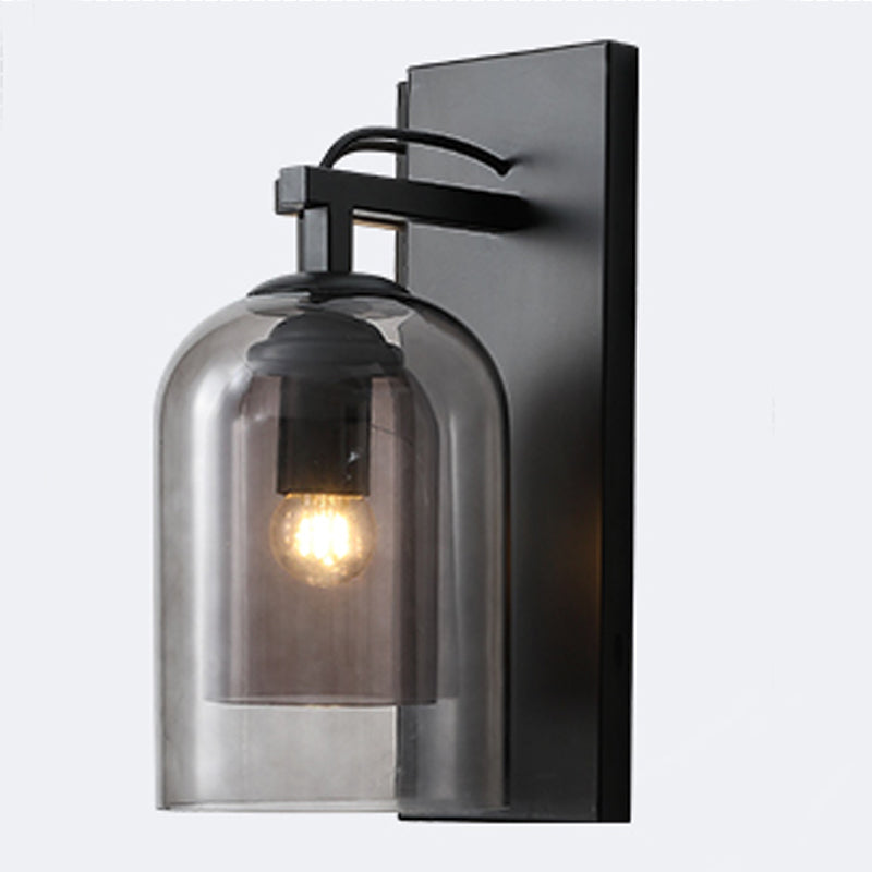 Glasröhrenwandmontaglampen zeitgenössische 1 leichte Wandleuchte Leuchten