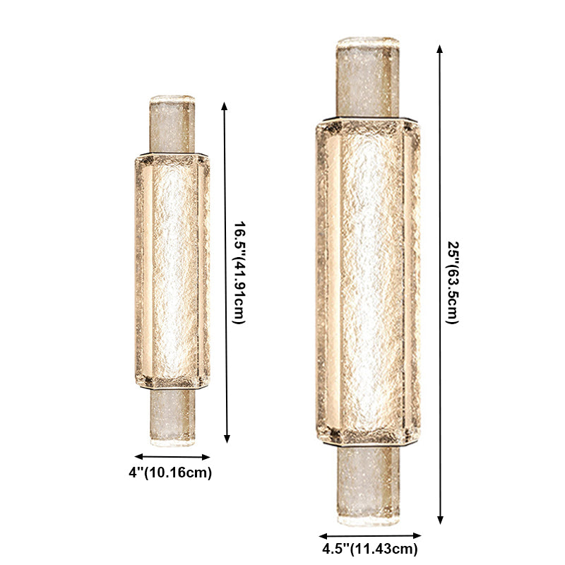 Kristall lineare Wandmontaglampen zeitgenössische 1 leichte LED -Wandleuchte Leuchte
