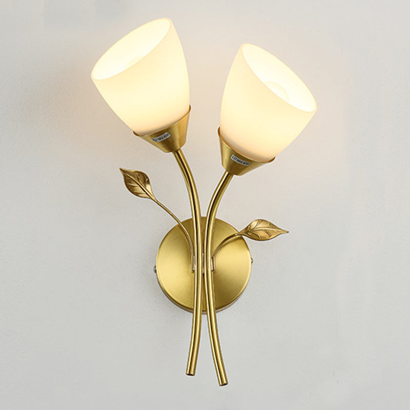 Geometrische mit Glas montierte Lampen zeitgenössischer Multi -Licht -Wandleuchte Leuchte