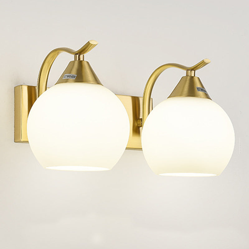 Geometrische mit Glas montierte Lampen zeitgenössischer Multi -Licht -Wandleuchte Leuchte