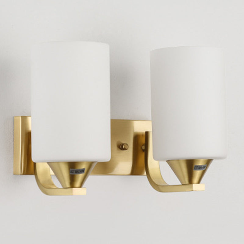 Geometrische mit Glas montierte Lampen zeitgenössischer Multi -Licht -Wandleuchte Leuchte