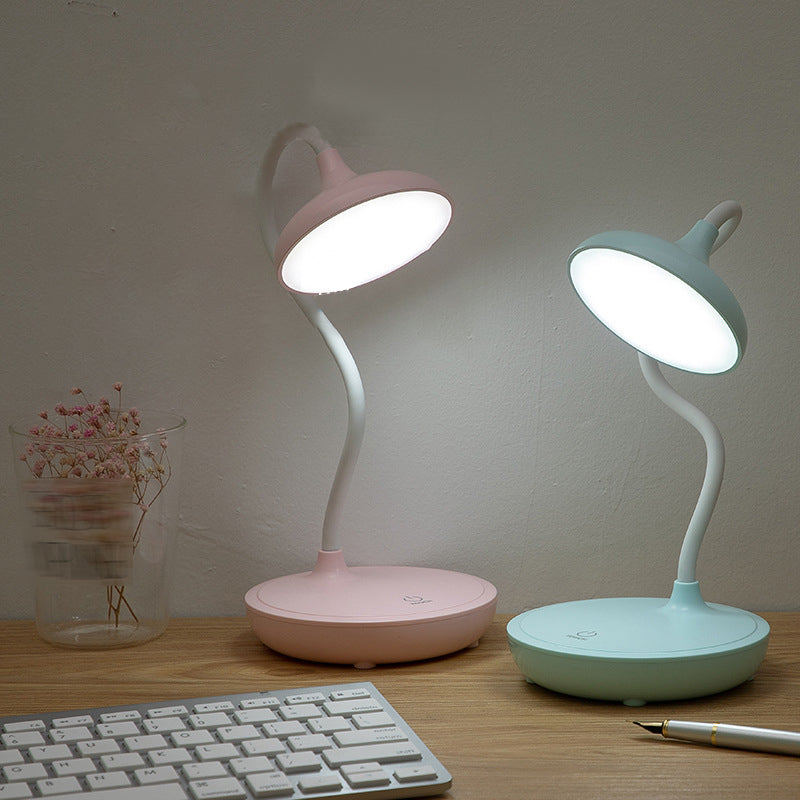Lampade per comodini rotondi Modern Plastic 1 Lampada da tavolo a LED LED