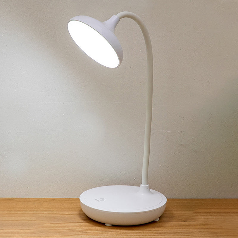 Lampade per comodini rotondi Modern Plastic 1 Lampada da tavolo a LED LED