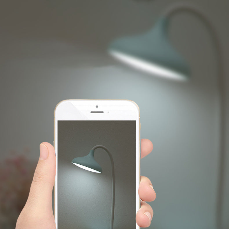 Lampade per comodini rotondi Modern Plastic 1 Lampada da tavolo a LED LED