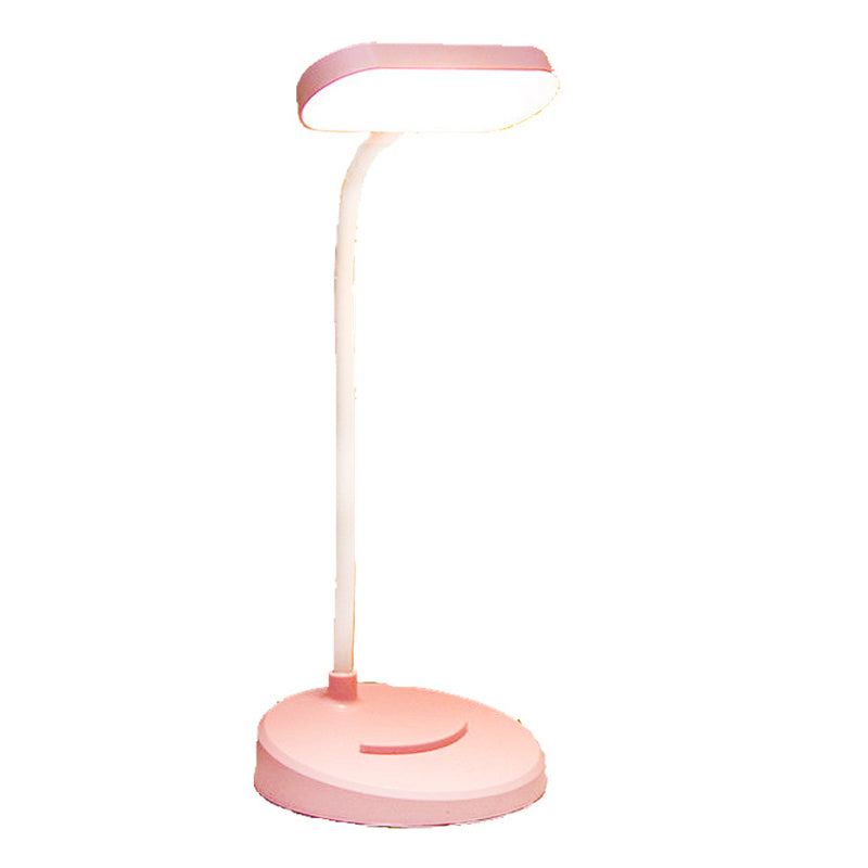 Lámparas de mesita de noche ovaladas modernas 1 Lámparas de mesa de noche LED ligeras