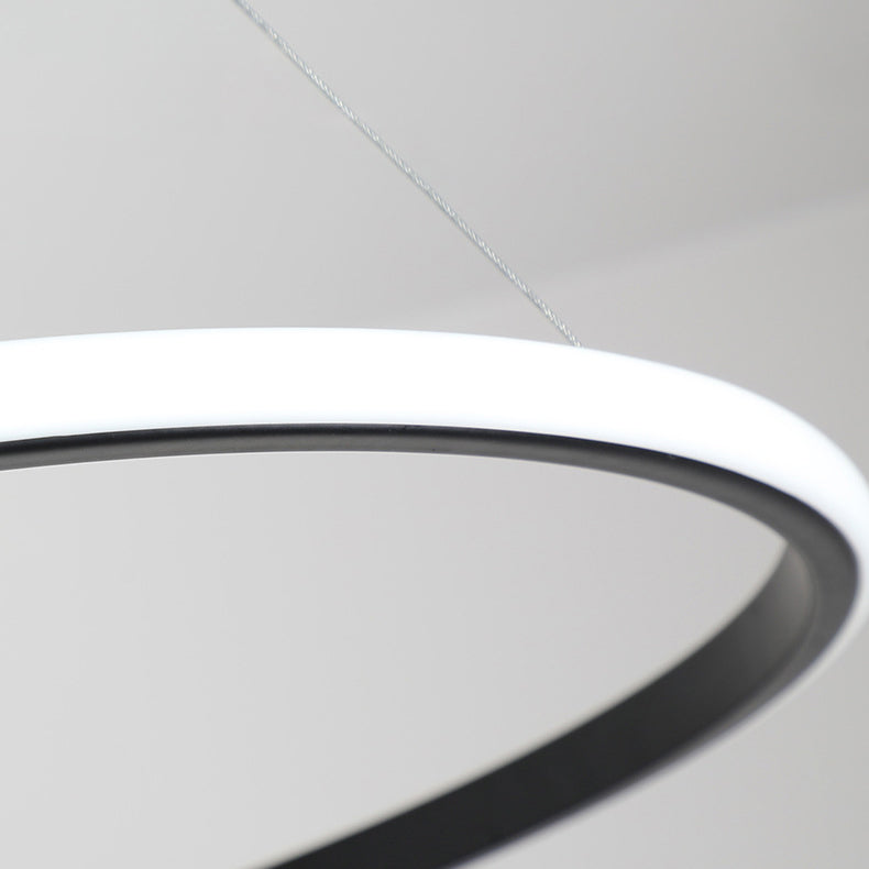 Modern Style 1-Light Suspended Lighting Fixture Acrylic Twist Pendant Chandelier