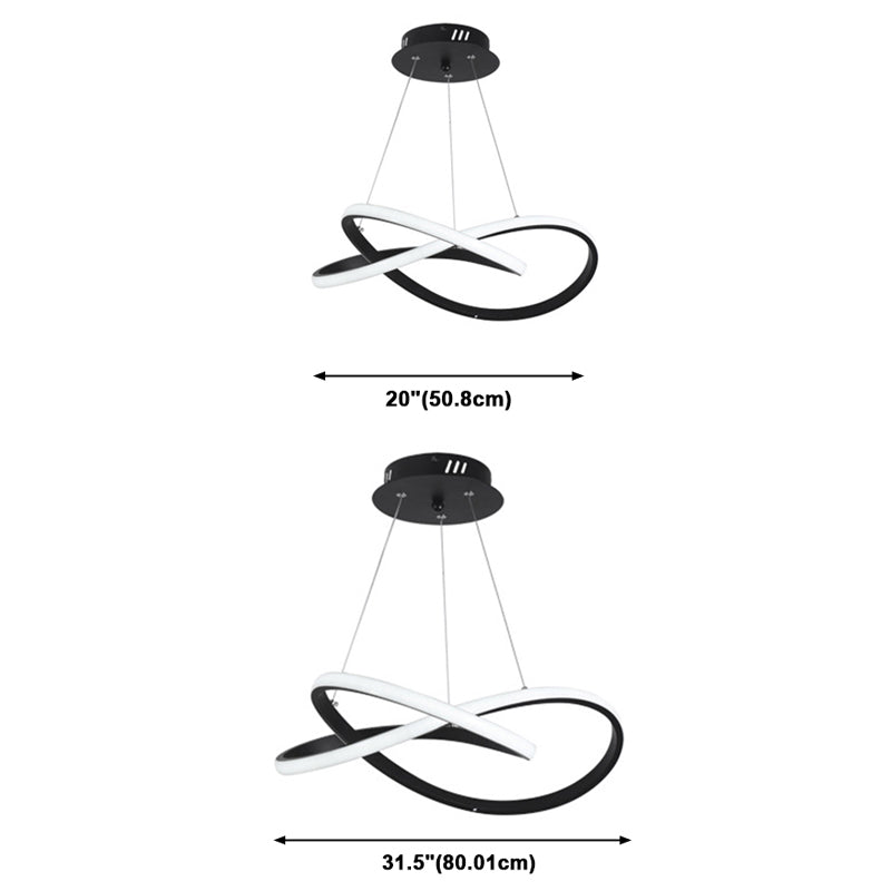 Apparecchi a sospensione moderna a sospensione moderna a sospensione moderna a 1 leggera.