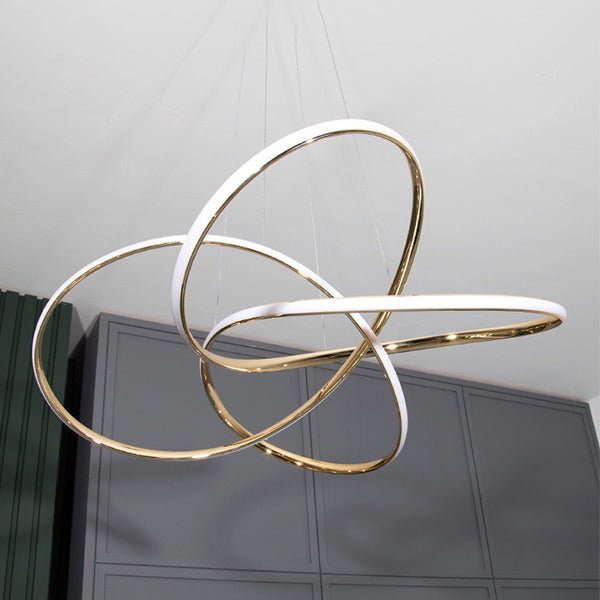 Luminaire de lampe suspendue en aluminium à 1 lumière