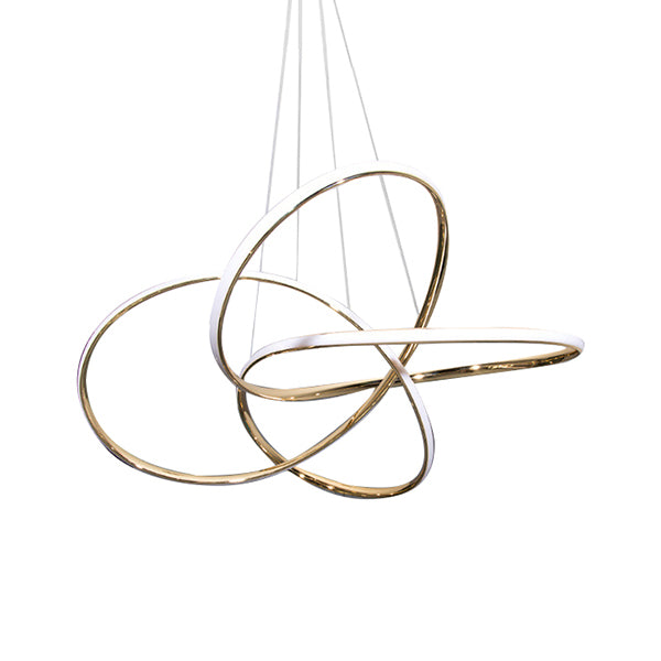 Luminaire de lampe suspendue en aluminium à 1 lumière