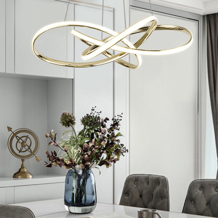 Luminaire de lampe suspendue en aluminium à 1 lumière