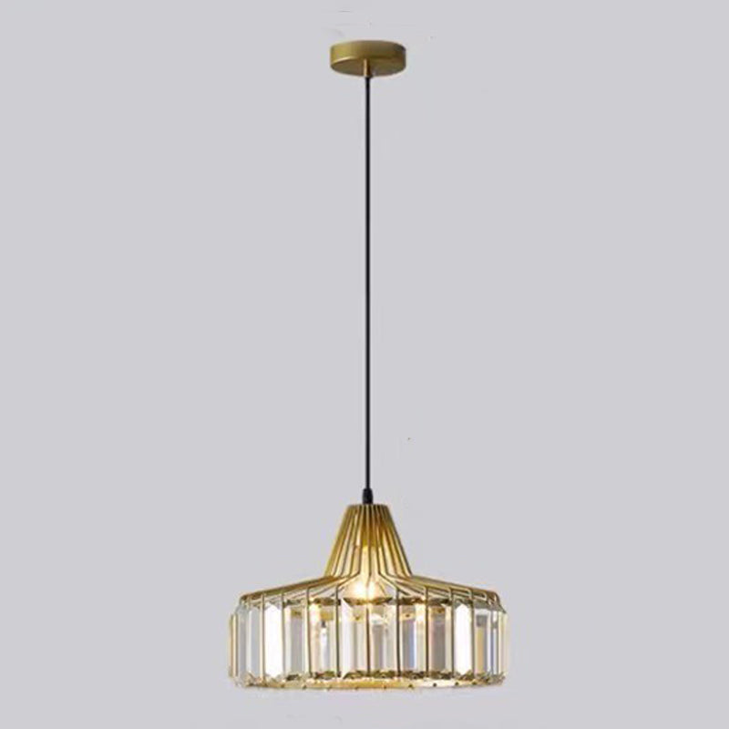 Moderne Style Bowl Shade Hängende leichte Kristalllampe für das Restaurant mit Kreation