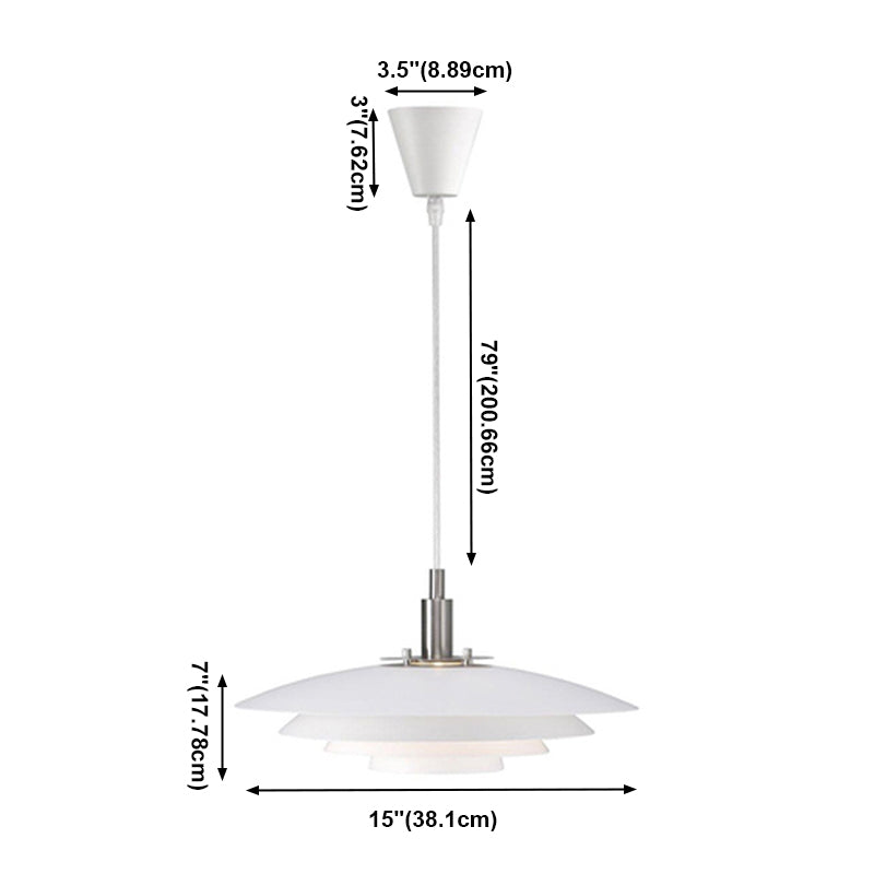 Pentola per tonalità Accendere illuminazione in stile moderno metallo 1 luci lampada a sospensione per camera da letto