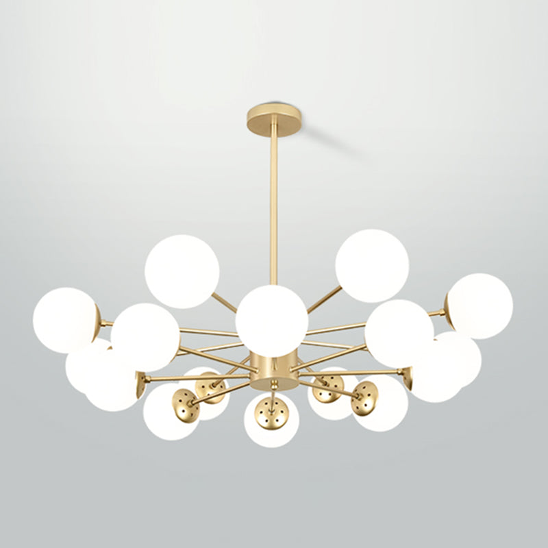 Moderne stijl ophanging hanglamp woonkamer hangend licht met glazen schaduw