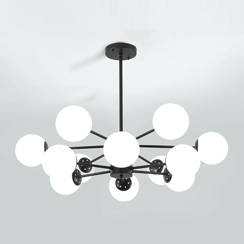 Moderne stijl ophanging hanglamp woonkamer hangend licht met glazen schaduw