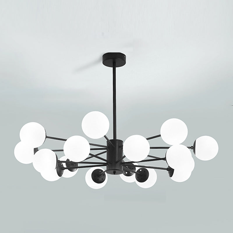 Moderne stijl ophanging hanglamp woonkamer hangend licht met glazen schaduw