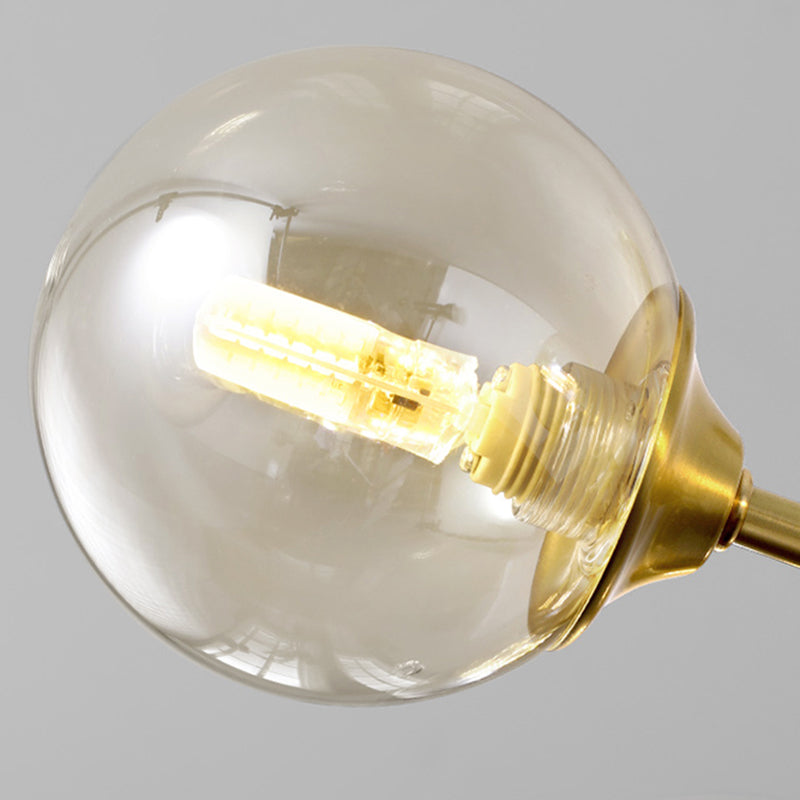 Globe Metal kroonluchter lichtglasschaduw moderne suspensie hanglamp