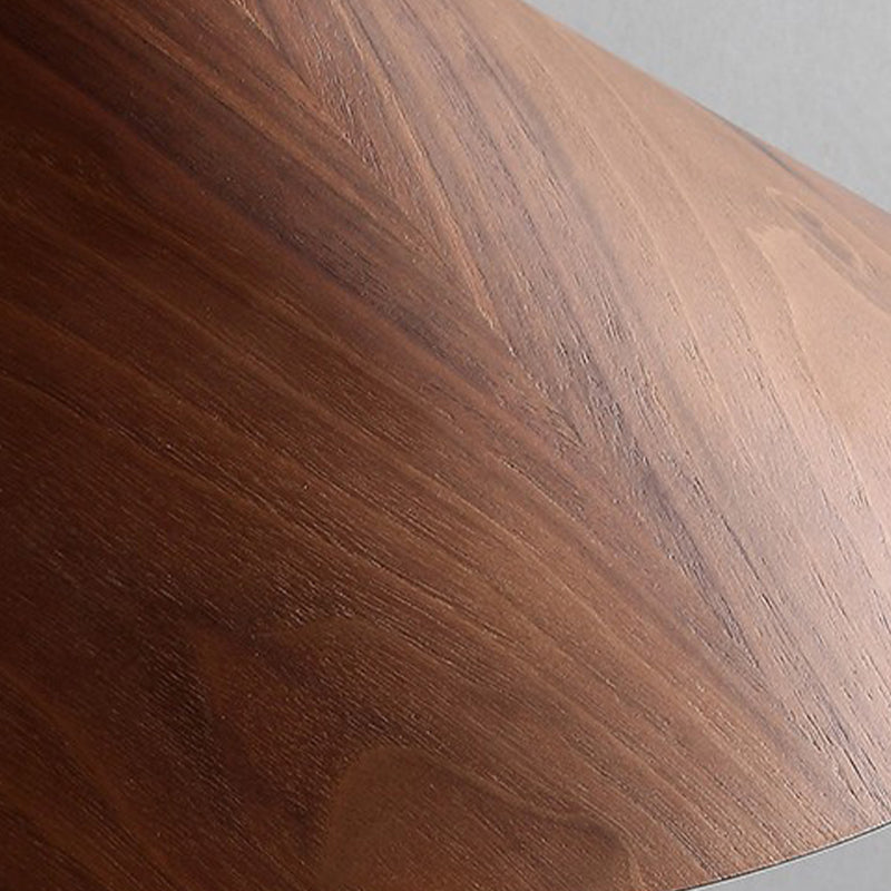 Moderno estilo simple 1 Ligera de madera ligera Lámpara de estar de lámpara colgante de sala de estar